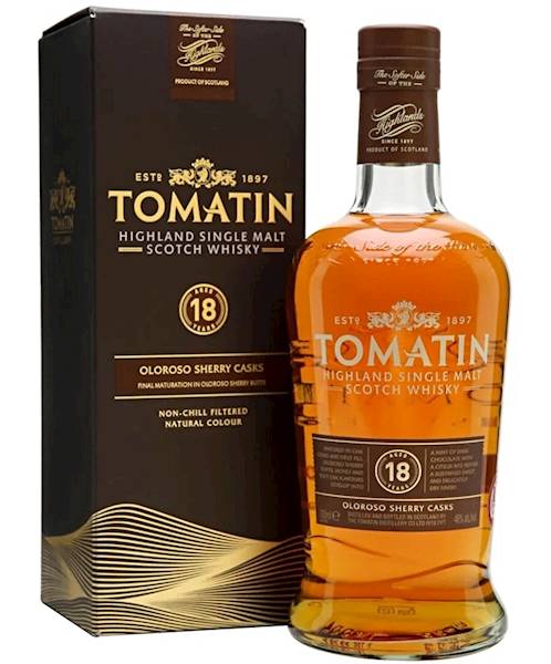 TOMATIN 18-LETNI OLOROSO SHERRY CASKS 46% 0,70L