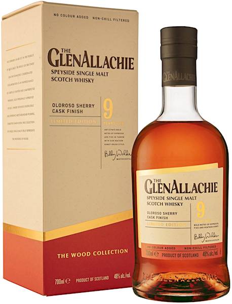 GLENALLACHIE 9-LETNI OLOROSO SHERRY CASK FINISH 48% 0,70L