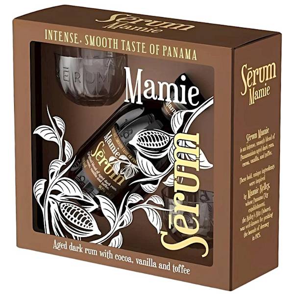 SERUM MAMIE RUM 40% 0,70L + SZKLANKI
