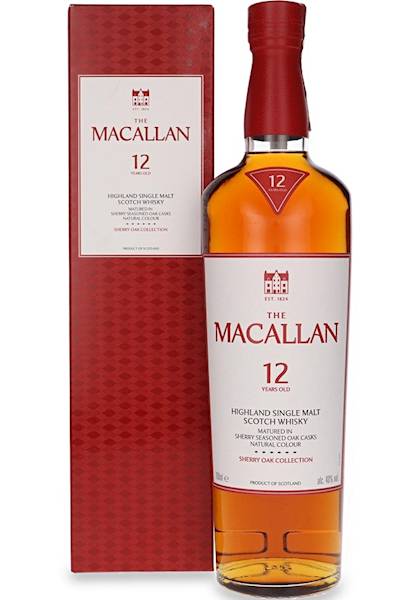 MACALLAN 12-LETNI SHERRY OAK COLLECTION 40% 0,70L