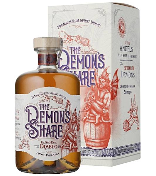 THE DEMON'S SHARE RUM 3-LETNI 40% 0,70L + SZKLANKA