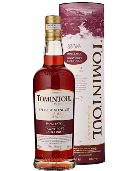 TOMINTOUL SMALL BATCH TAWNY PORT CASK FINISH 40% 0,70L