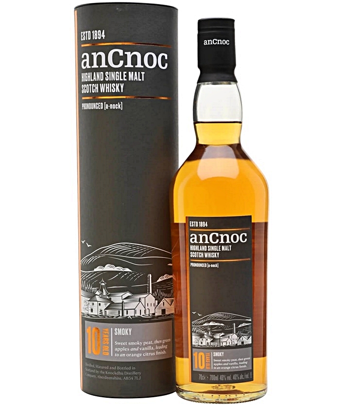 ANCNOC 10-LETNI SMOKY 40% 0,70L