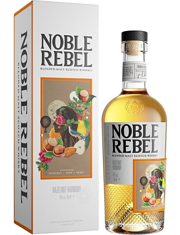 NOBLE REBEL HAZELNUT HARMONY BLENDED MALT 46% 0,70L