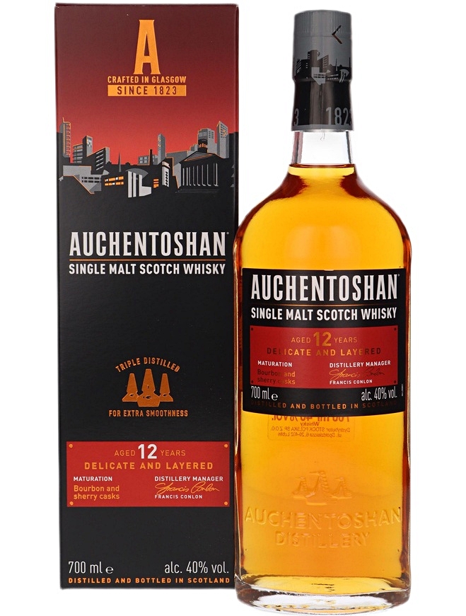 AUCHENTOSHAN 12-LETNI DELICATE & LAYERED 40% 0,70L