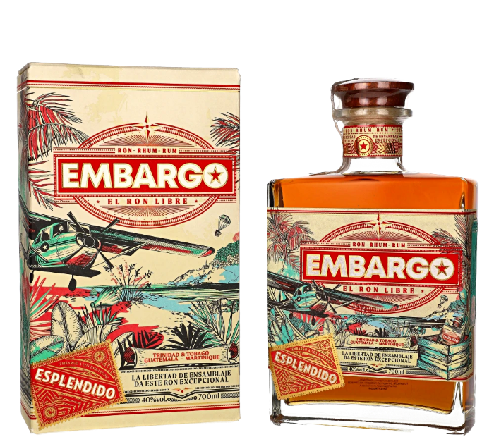 EMBARGO ESPLENDIDO RUM 40% 0,70L