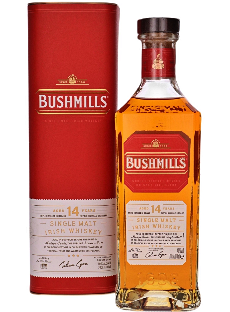 BUSHMILLS 14-LETNI MALAGA CASKS 40% 0,70L