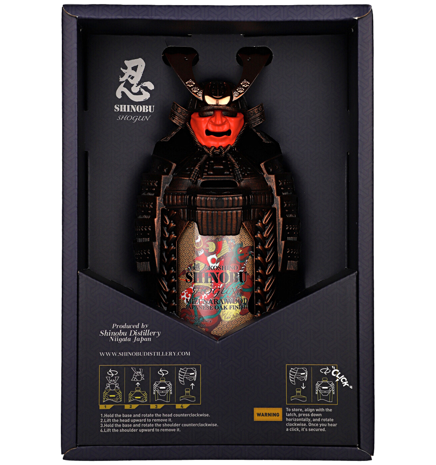 SHINOBU SHOGUN BLENDED WHISKY 43% 0,70L