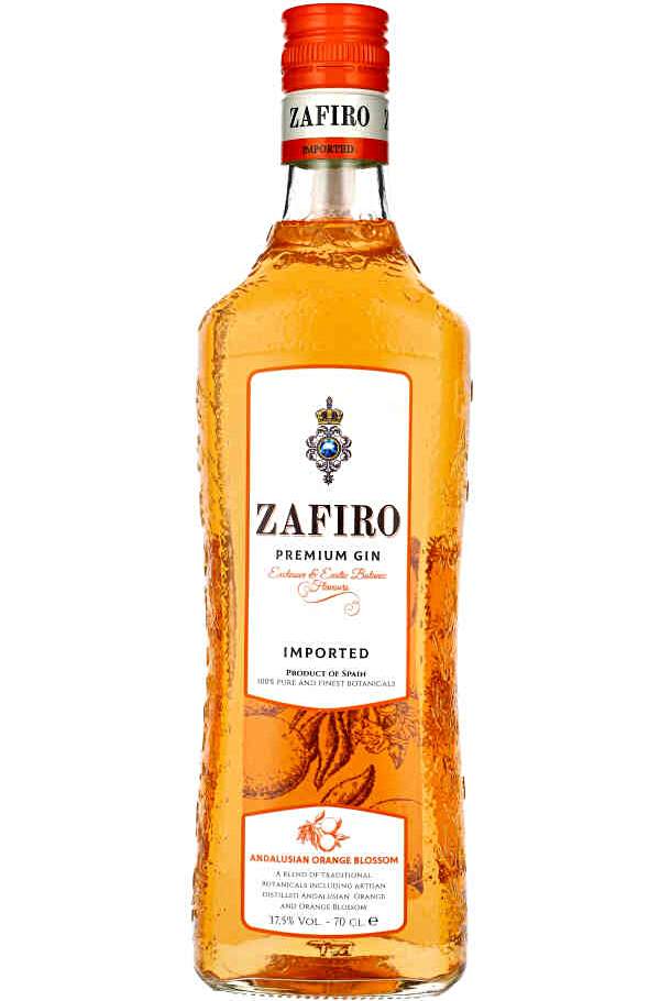 ZAFIRO ORANGE GIN 37,5% 0,70L
