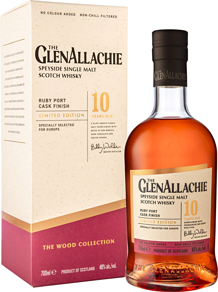 GLENALLACHIE 10-LETNI RUBY PORT CASK FINISH 48% 0,70L