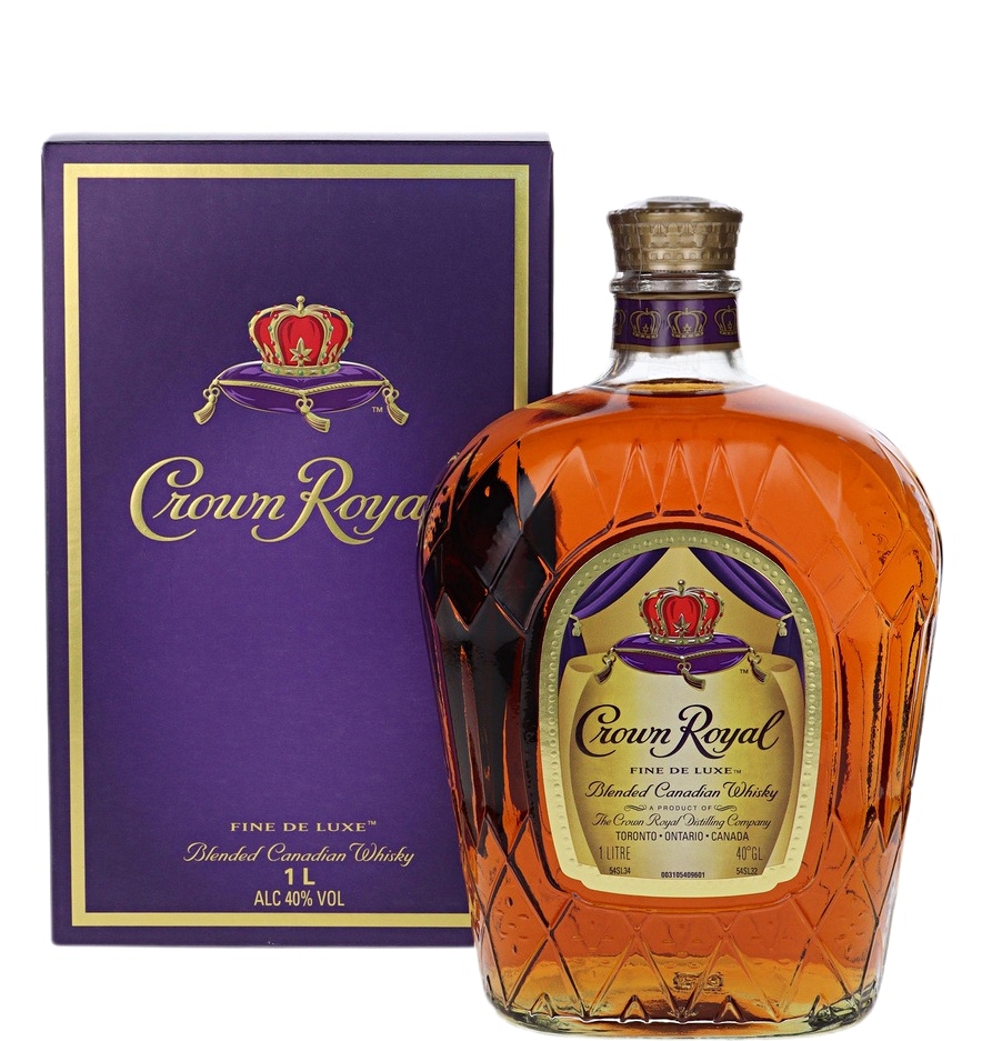 CROWN ROYAL FINE DE LUXE WHISKY 40% 1L