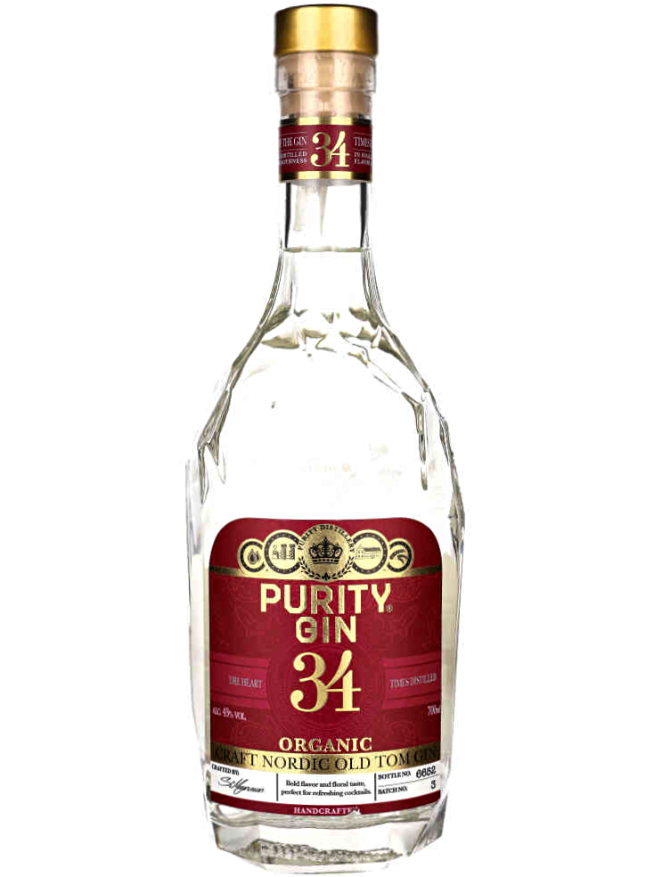 PURITY 34 ORGANIC CRAFT NORDIC OLD TOM GIN 43% 0,70L