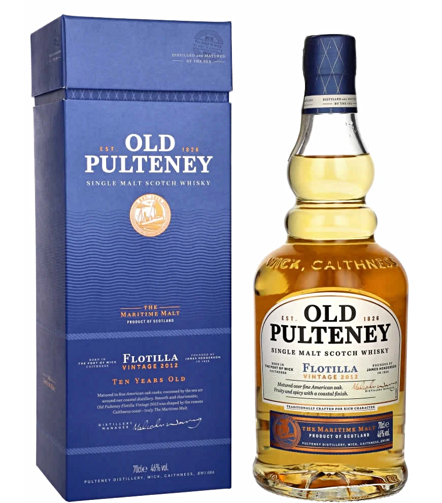 OLD PULTENEY 10-LETNI FLOTILLA 2012 46% 0,70L