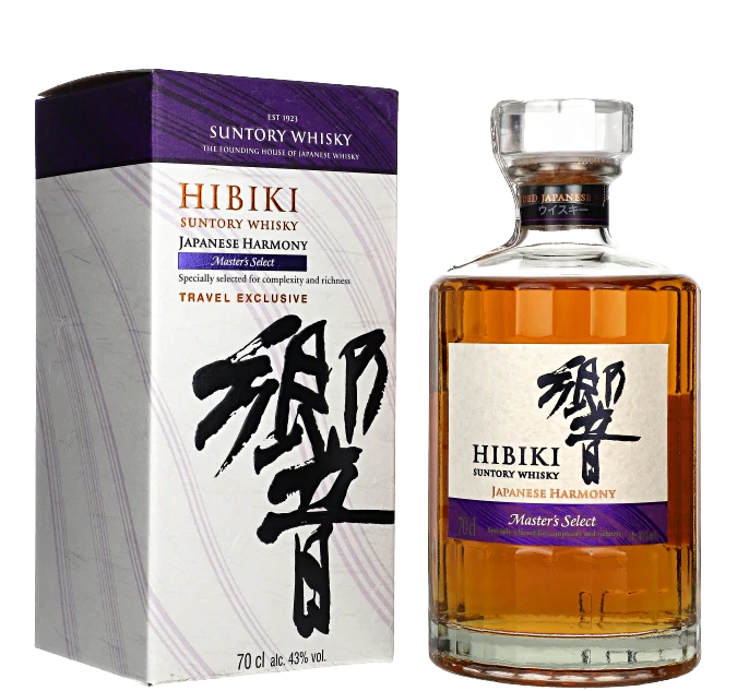 HIBIKI JAPANESE HARMONY MASTER'S SELECT TRAVEL EXCLUSIVE SUNTORY 43% 0,70L