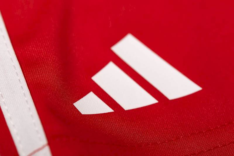 Szorty bokserskie Adidas Boxing Punch Line IBA Czerwony/Biały - Rozmiar: L