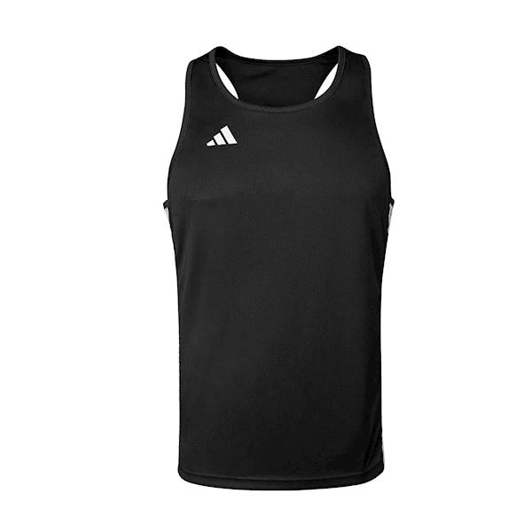 Koszulka bokserska Adidas IBA Czarny/Biały • Rozmiar: XL