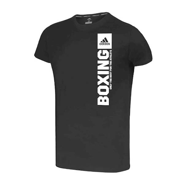 Koszulka Adidas Vertical Boxing Czarny/Biały • Rozmiar: XL