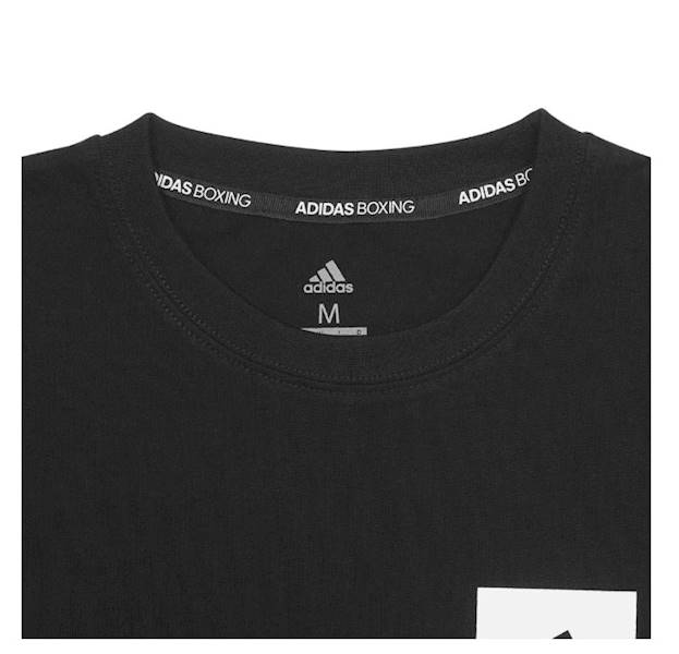 Koszulka Adidas Vertical Boxing Czarny/Biały • Rozmiar: XXL