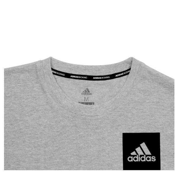 Koszulka Adidas Vertical Boxing Szary/Czarny • Rozmiar: M
