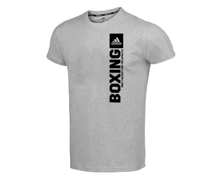 Koszulka Adidas Vertical Boxing Szary/Czarny • Rozmiar: L