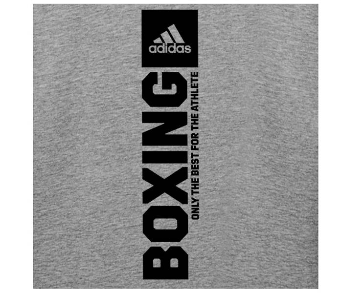 Koszulka Adidas Vertical Boxing Szary/Czarny • Rozmiar: XL