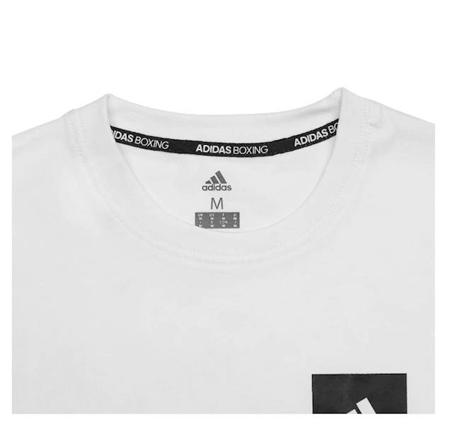 Koszulka Adidas Vertical Boxing Biały/Czarny • Rozmiar: XL
