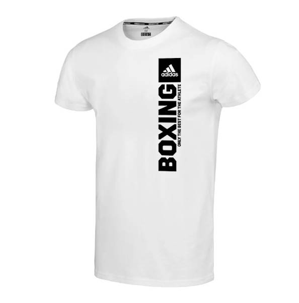 Koszulka Adidas Vertical Boxing Biały/Czarny • Rozmiar: XL