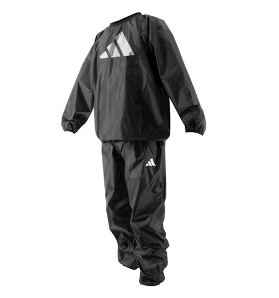 Dres sauna / Sauna suit Adidas Czarny/Biały • Rozmiar: M
