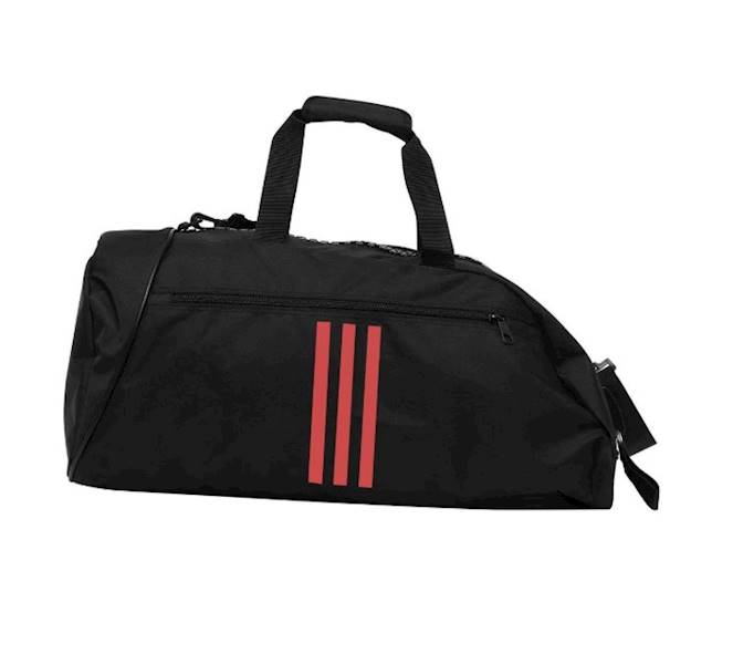 Torba bokserska Adidas 2in1 Czarny/Czerwony • Rozmiar: S