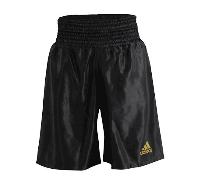 Szorty bokserskie Adidas Multi Boxing Czarny/Złoty • Rozmiar: XL