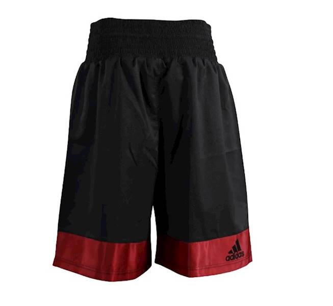 Szorty bokserskie Adidas PRO Boxing Czarny/Czerwony • Rozmiar: S