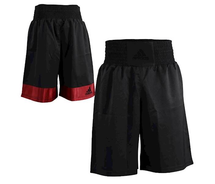 Szorty bokserskie Adidas PRO Boxing Czarny/Czerwony • Rozmiar: S