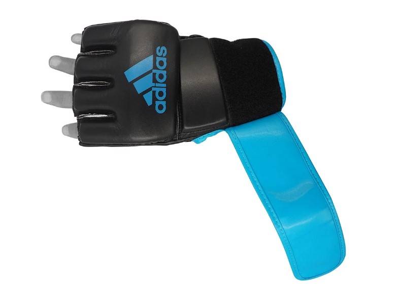 Rękawice treningowe Adidas MMA/Grappling Czarny/Niebieski • Rozmiar: XL