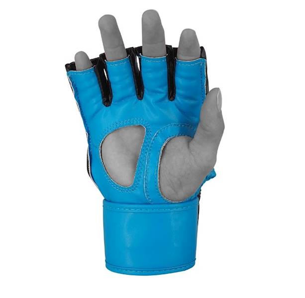 Rękawice treningowe Adidas MMA/Grappling Czarny/Niebieski • Rozmiar: XL