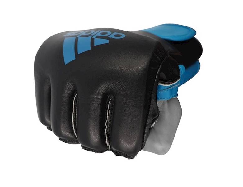 Rękawice treningowe Adidas MMA/Grappling Czarny/Niebieski • Rozmiar: XL