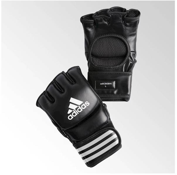 Rękawice MMA/Grappling Adidas Ultimate Fight Glove UFC Czarny/Biały • Rozmiar: S