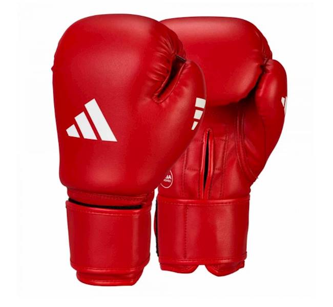 Rękawice bokserskie Adidas IBA Czerwony • Waga: 10 OZ