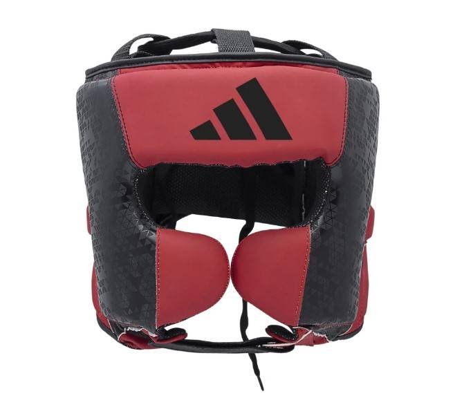 Kask bokserski Adidas Combat 50 Czerwony/Czarny • Rozmiar: M
