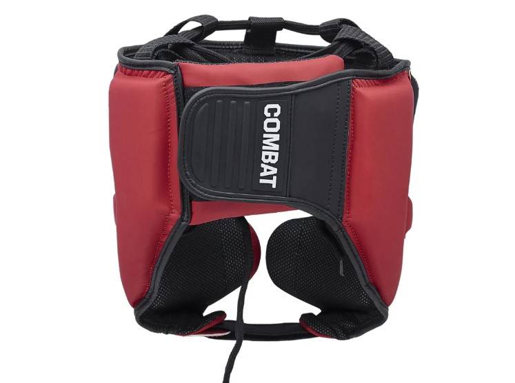 Kask bokserski Adidas Combat 50 Czerwony/Czarny • Rozmiar: XL