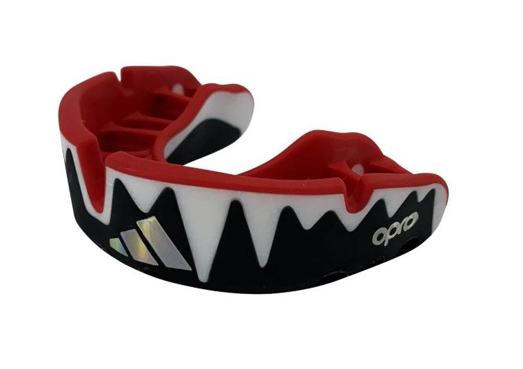 Ochraniacz na zęby Adidas OPRO Gen4 Platinum Senior Czerwony/Czarny/Biały