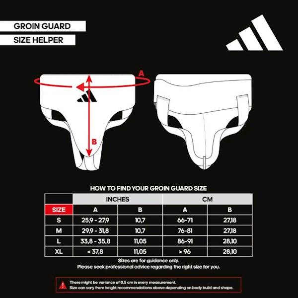 Ochraniacz krocza Adidas Groin Guard Biały • Rozmiar: XL