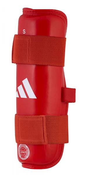 Ochraniacze piszczeli Adidas WAKO Czerwony • Rozmiar: XL