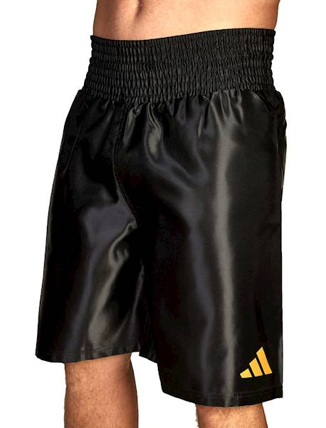 Szorty bokserskie Adidas Multi Boxing Czarny/Złoty • Rozmiar: XXL
