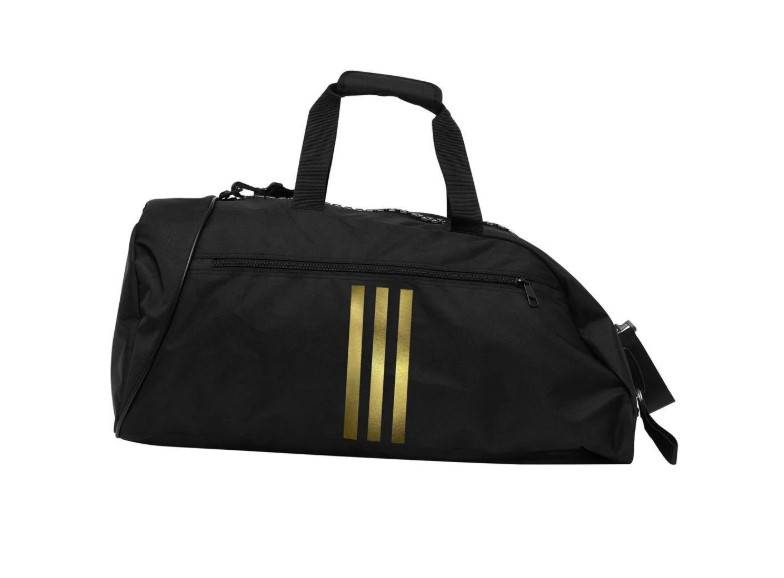 Torba bokserska Adidas 2in1 Boxing Bag Czarny/Złoty • Rozmiar: L