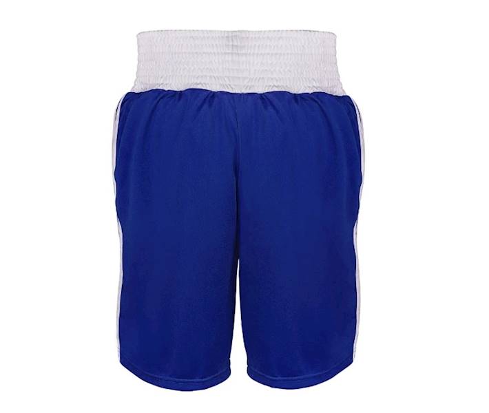 Szorty bokserskie Adidas Boxing Punch Line IBA Granatowy/Biały - Rozmiar: XS