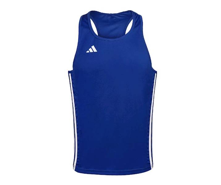 Koszulka bokserska Adidas IBA Granatowy/Biały • Rozmiar: XS