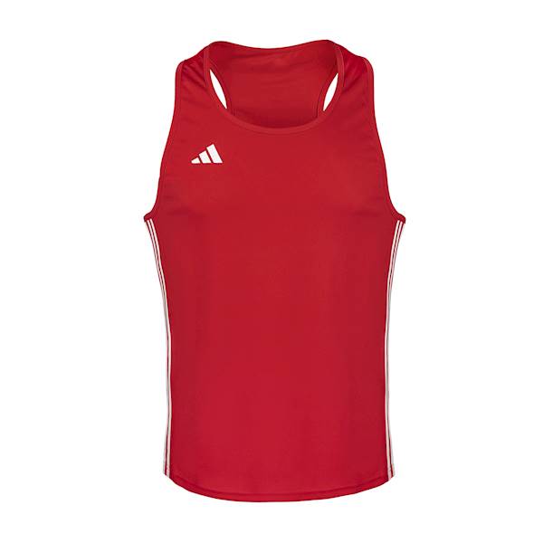 Koszulka bokserska Adidas IBA Czerwony/Biały • Rozmiar: S