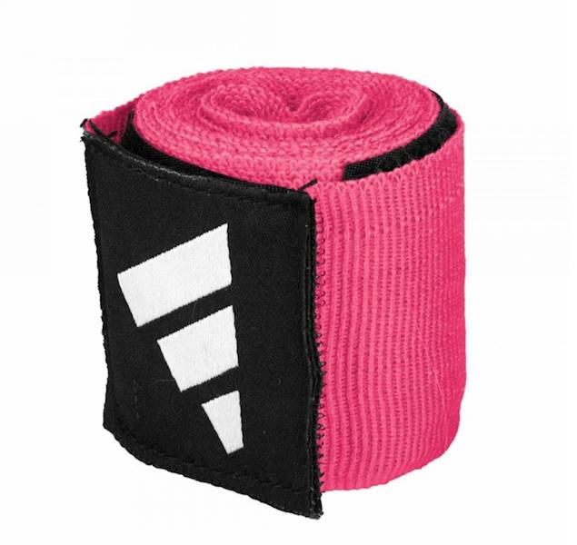 Bandaże bokserskie Adidas 5x450 cm • Kolor: Różowy
