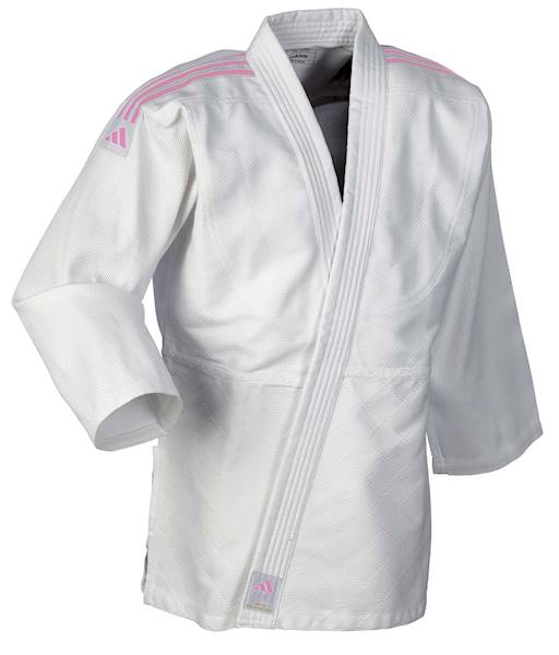 Judoga Adidas Club J350 Biały/Róźowy • Rozmiar: 110
