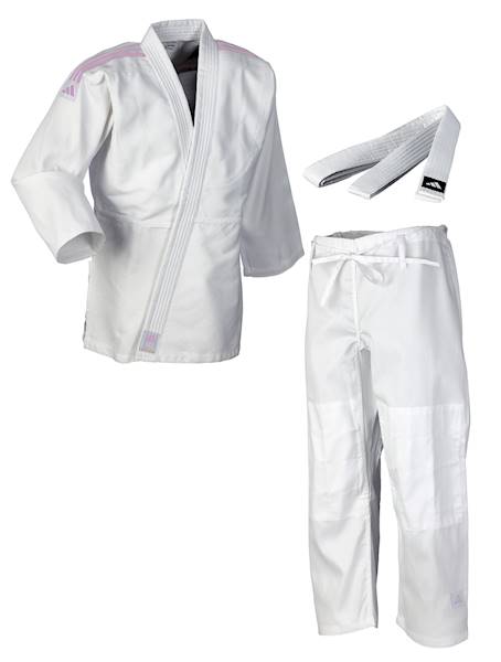 Judoga Adidas Club J350 Biały/Róźowy • Rozmiar: 120